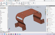 solidworks sheet metal tutorial cutting through curved